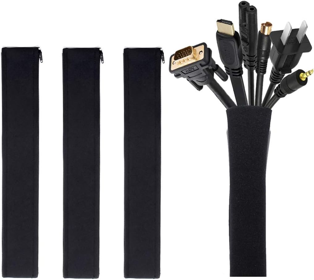 JOTO cable management sleeve desk