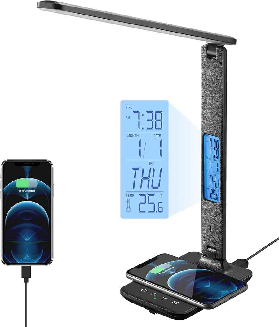 Govee LED desk lamp with wireless charger