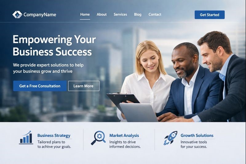 Business website with dynamic admin panel developed by Jahid Babu Tech